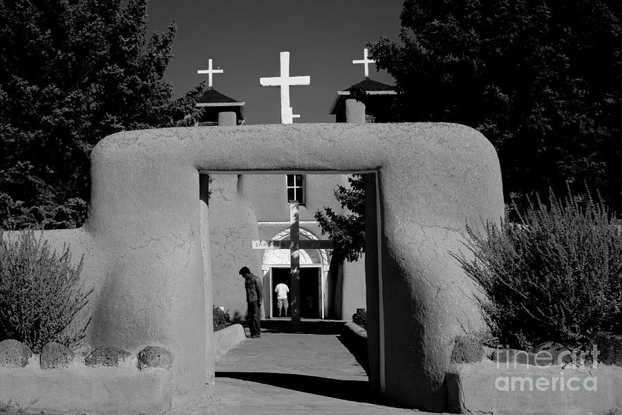 Santa Fe Photograph - Ranchos de Taos  2 by Jim McCain