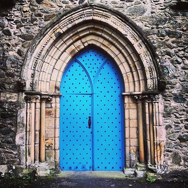 Random Blue Door Photograph by Martin Doyle