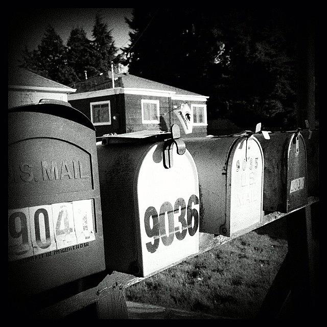 Igers Photograph - Random Things. In This Case, Mailboxes by Kevin Smith