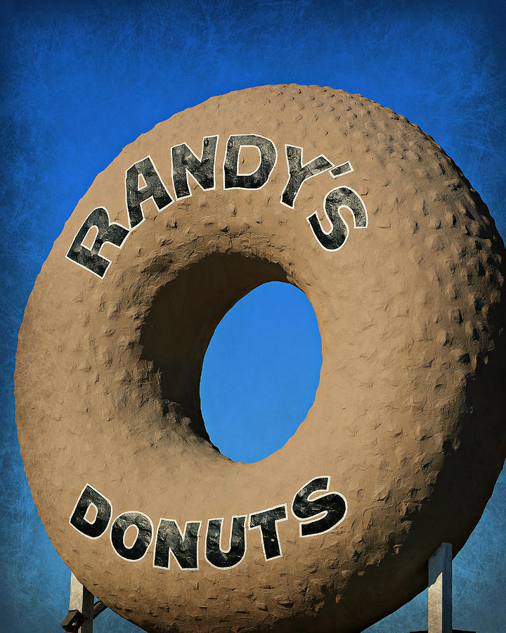 Waynes World Photograph - Randys Big Donut by Stephen Stookey