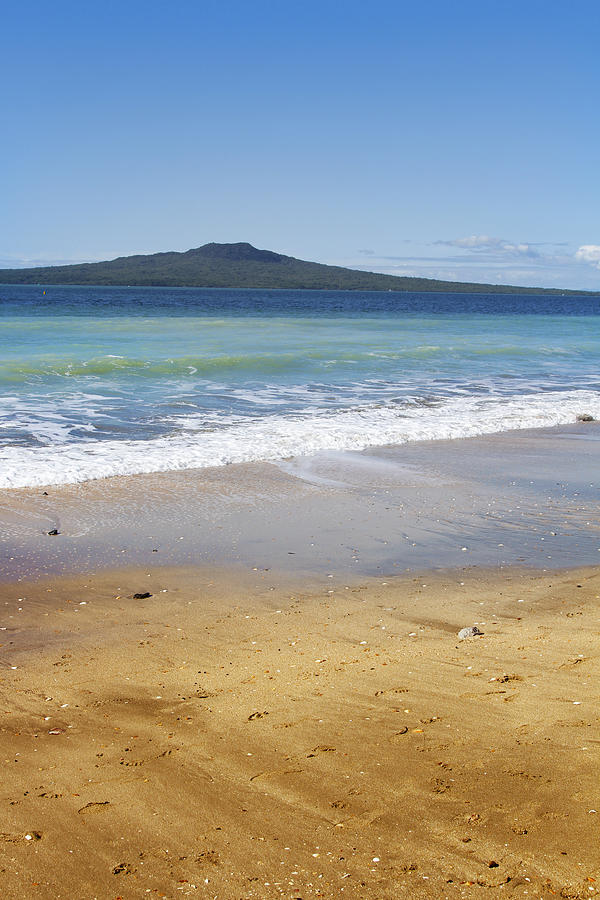 Summer Photograph - Rangitoto by Les Cunliffe