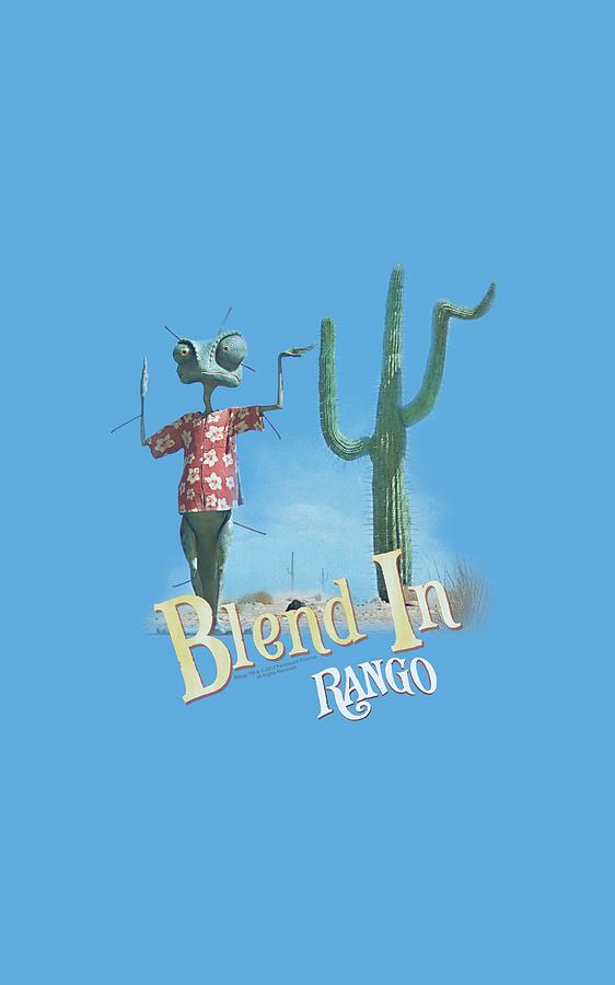 Johnny Depp Digital Art - Rango - Blend In by Brand A