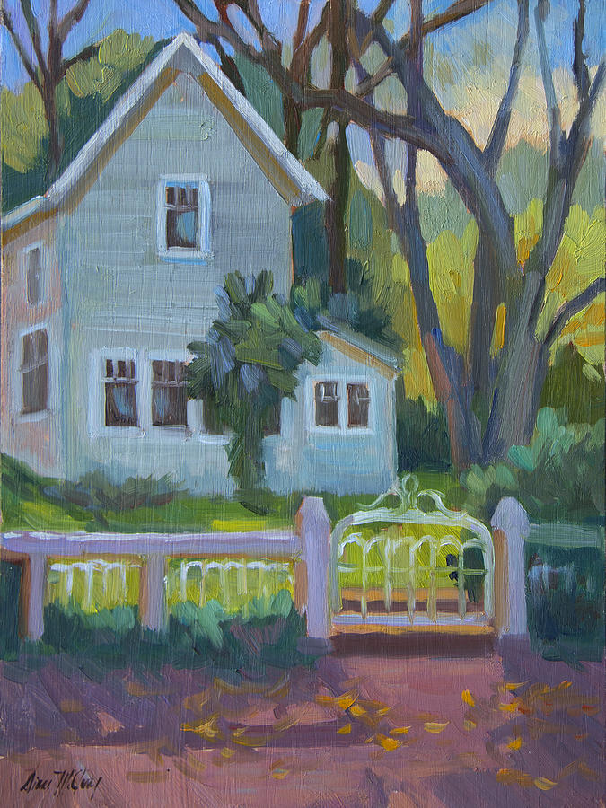 Rankin Ranch Homestead Painting by Diane McClary