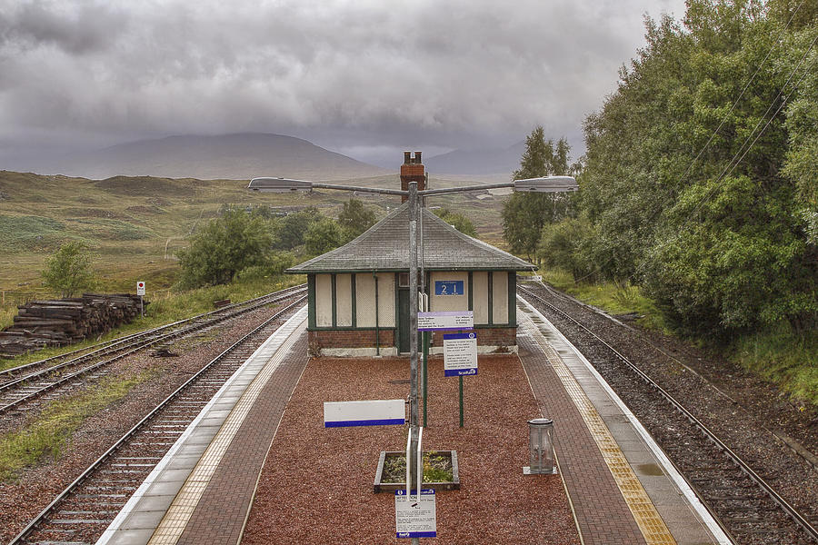 Rannoch Railway Station in Scotland Photograph by Jason Politte
