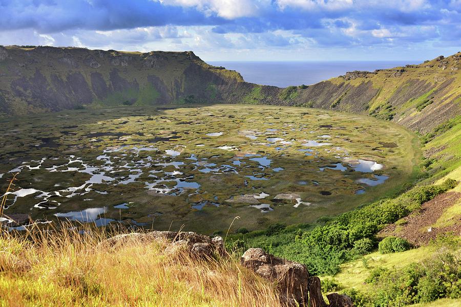 Rano Kau Crater, Rapa Nui Photograph by 27ray Ii