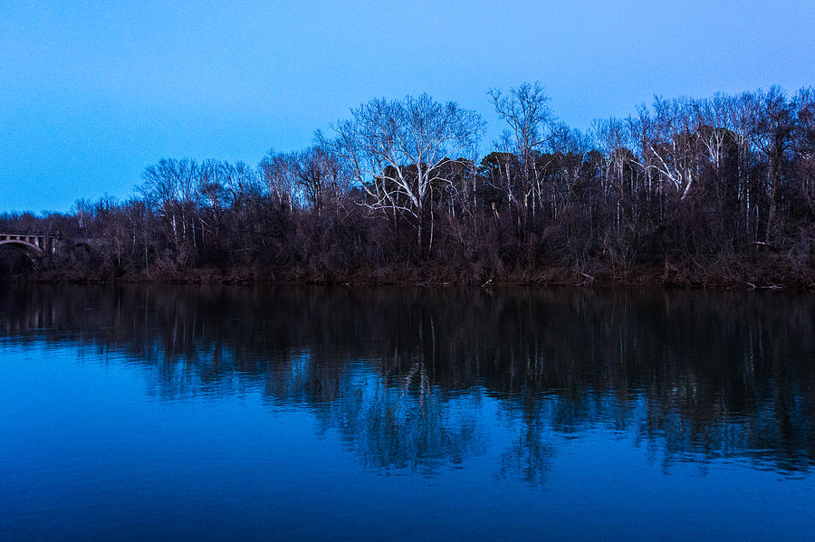 Fredericksburg Photograph - Rappahannock River Reflection by Kathy Liebrum Bailey