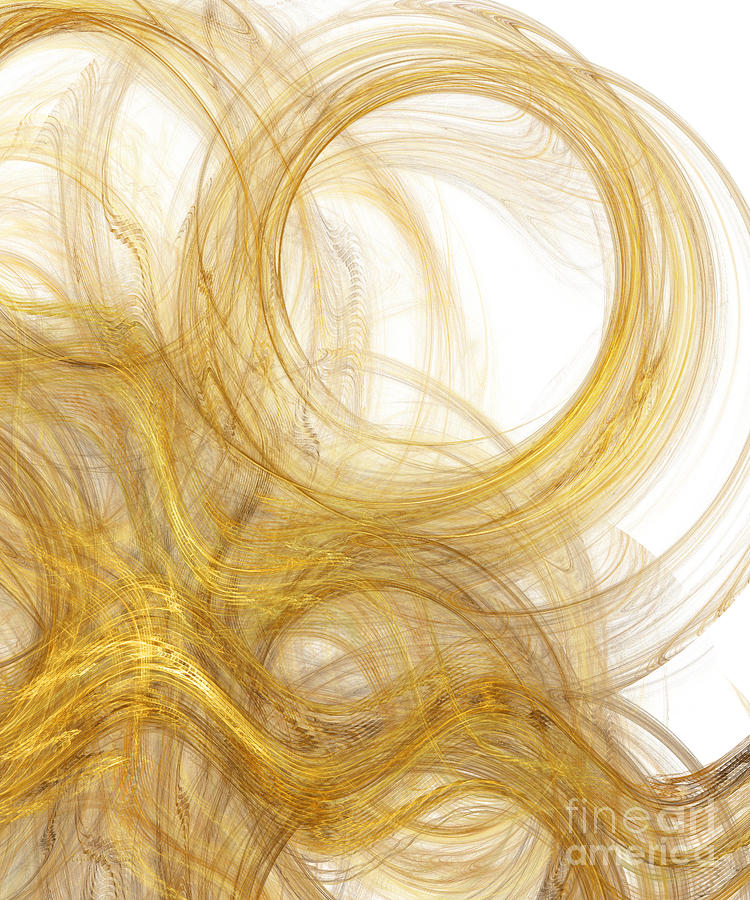 Rapunzel Hair 2 Digital Art by Andee Design