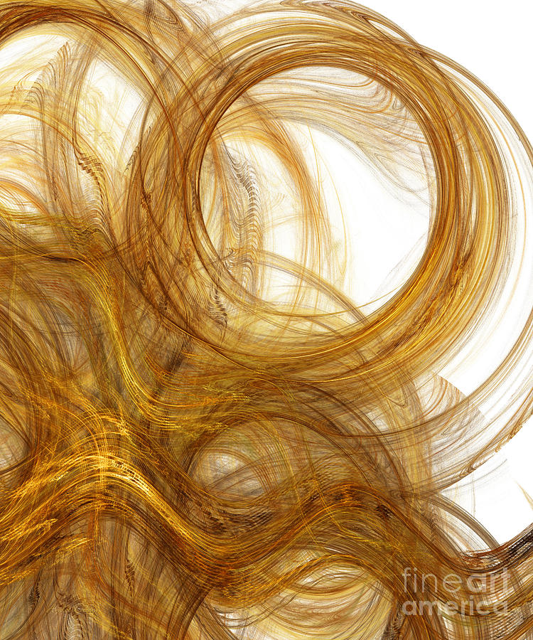 Rapunzel Hair 3 Digital Art by Andee Design