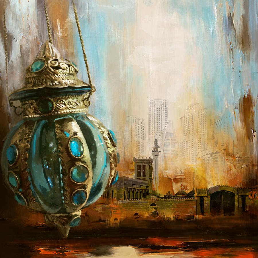 Al Ain Painting - Ras Al Khaimah by Corporate Art Task Force