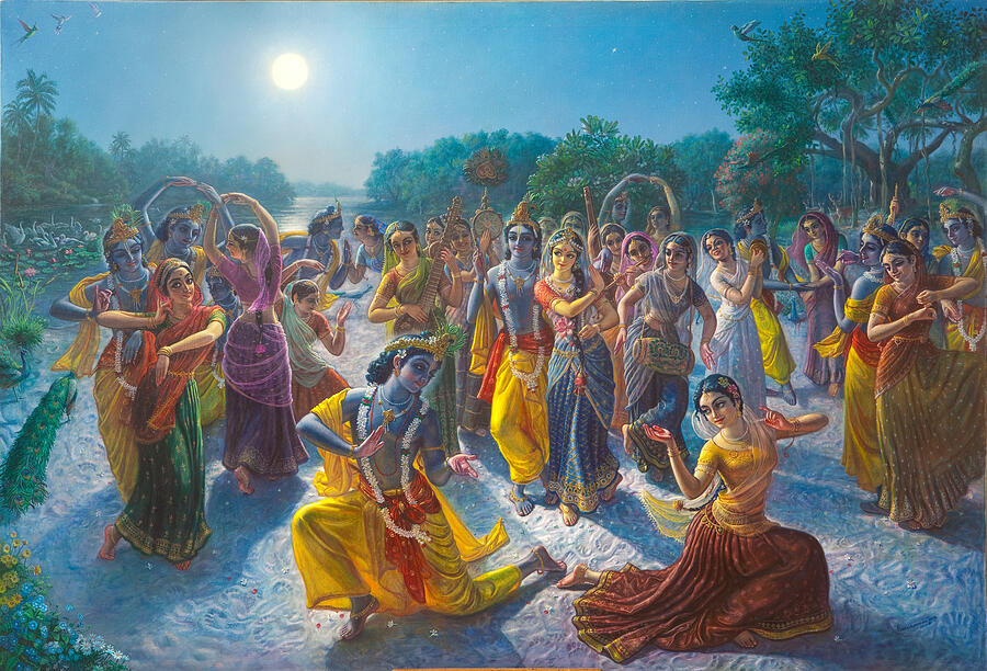 Rasa Lila Painting by Satchitananda das Saccidananda das - Fine Art America