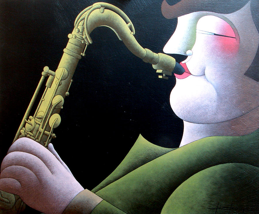Jazz Painting - Rascal by Lima Jr