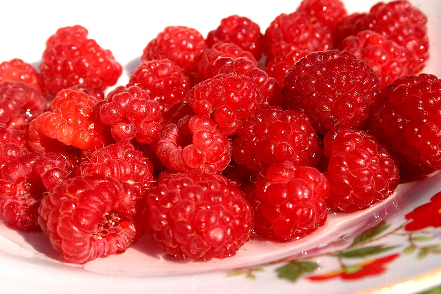 Raspberries Photograph by Emanuel Tanjala