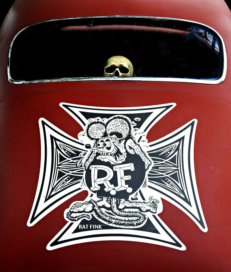 Rear Window Photograph - Rat Fink Big Daddy Roth by Dave Mills