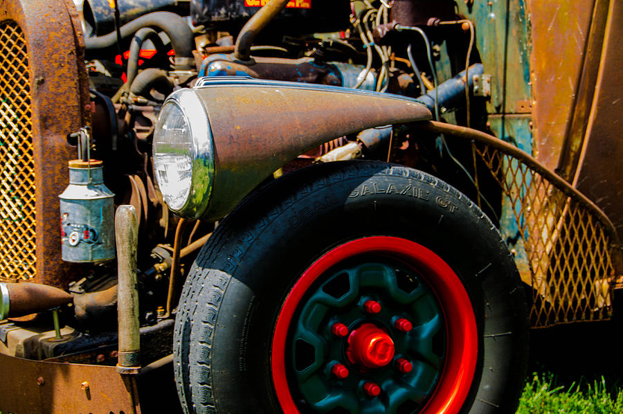 Rat Rod Fender Photograph by Ron Roberts