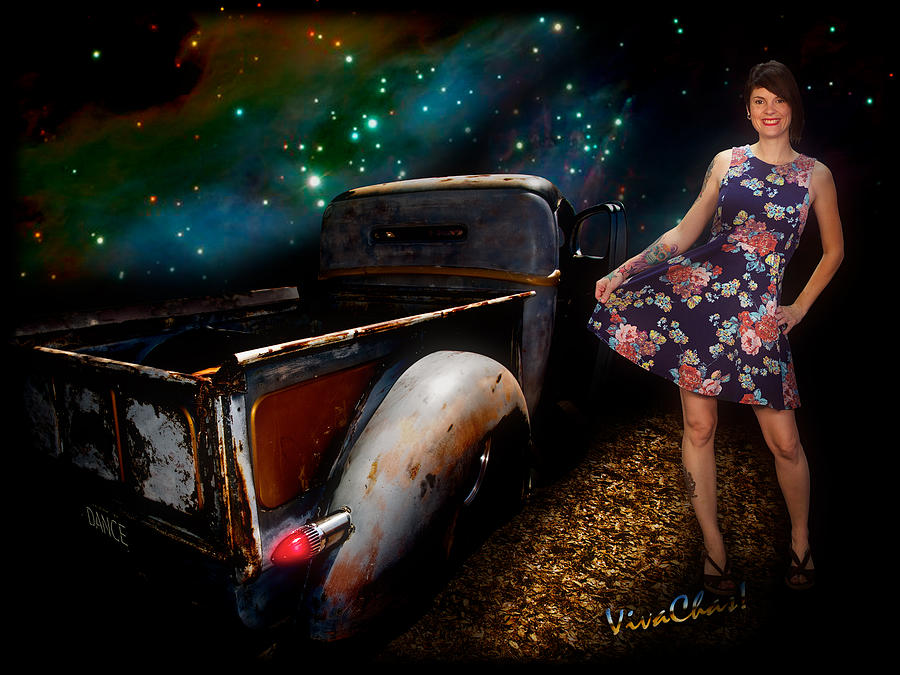 Rat Rod Saturday Night Dance Queen Photograph by Chas Sinklier