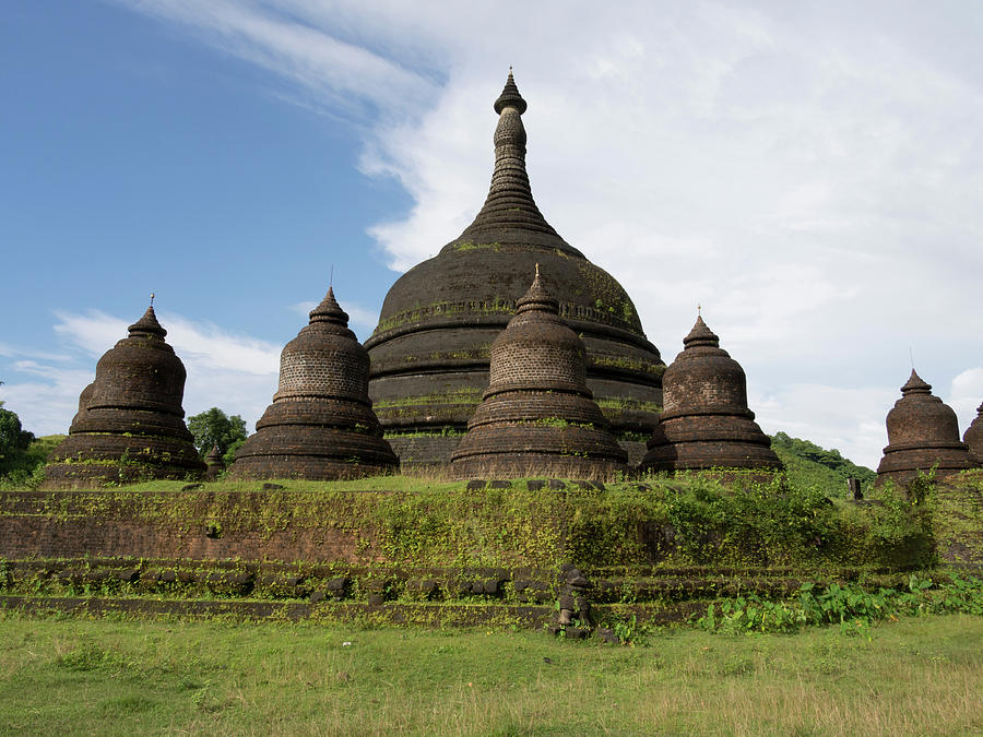 Ratana-pon Solid Stupa Built By King Photograph by Panoramic Images