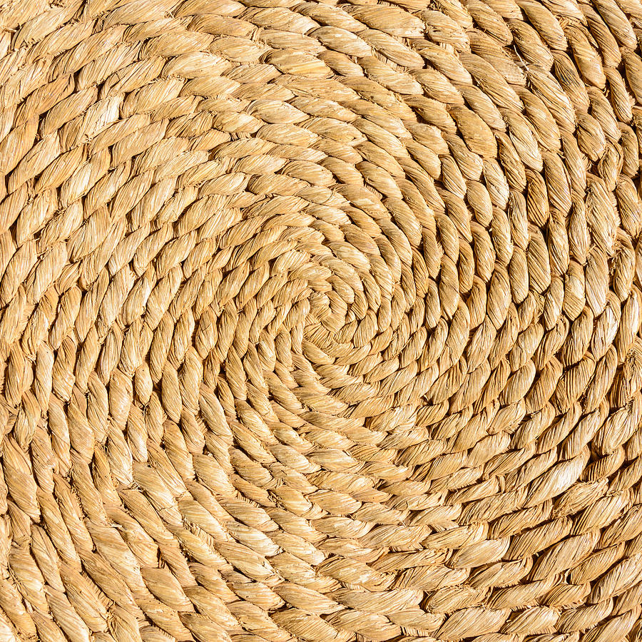 Rattan circular texture Photograph by Dutourdumonde Photography
