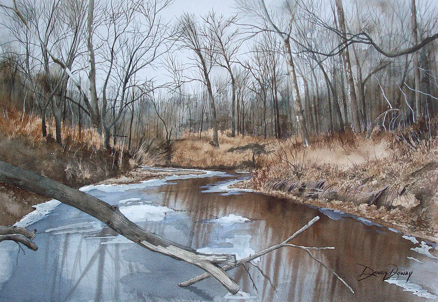 Landscape Painting - Rattlesnake Creek by Denny Dowdy