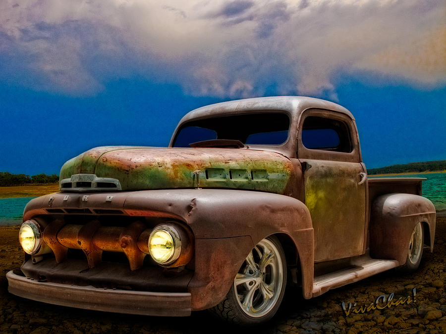 Ratty Ford Pickup Photograph by Chas Sinklier