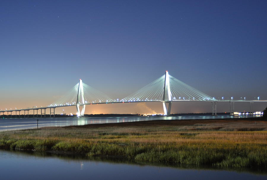 Ravenel Bridge Photograph by John Laukaitis - Fine Art America