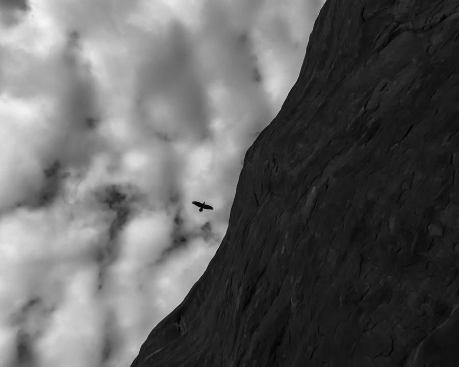 Raven Clifts Clouds Photograph by Gary Warnimont