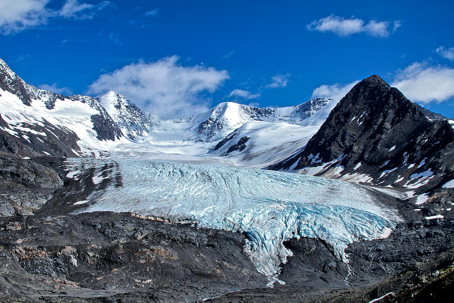 Raven Glacier 2 Photograph by Ed Boudreau