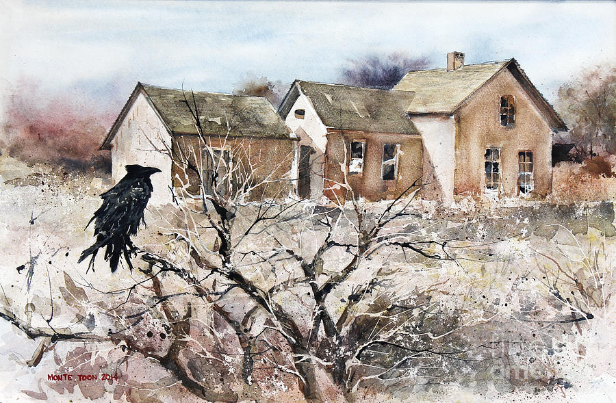 Raven Roost Painting by Monte Toon
