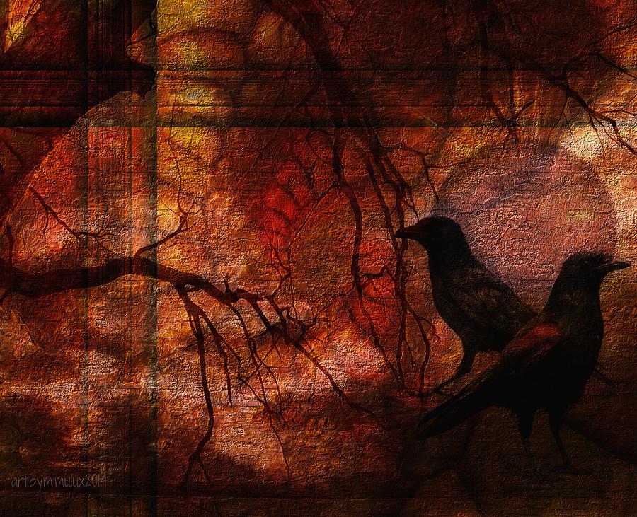 Raven Digital Art - RAVENS WORLD edited by Mimulux Patricia No