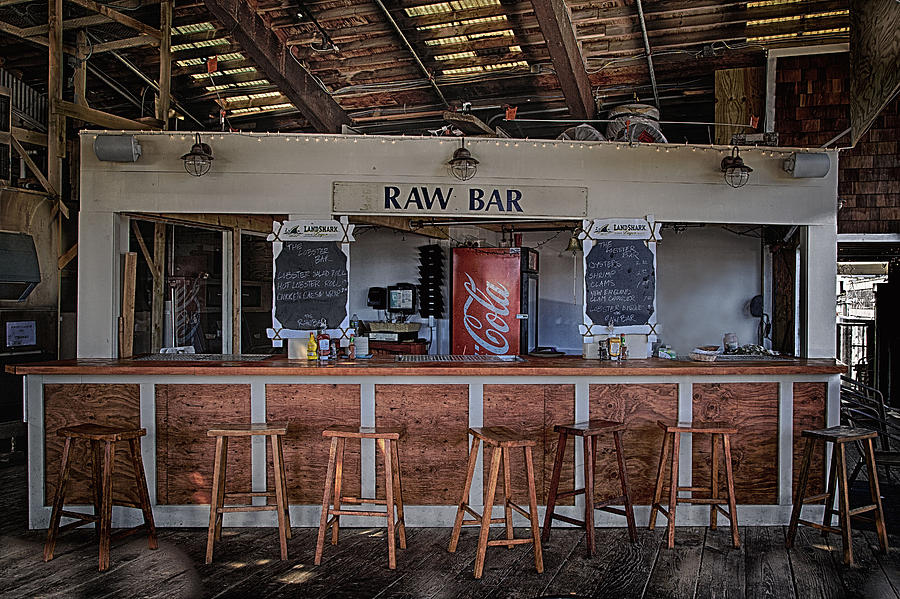 Raw Bar Photograph by John Hoey