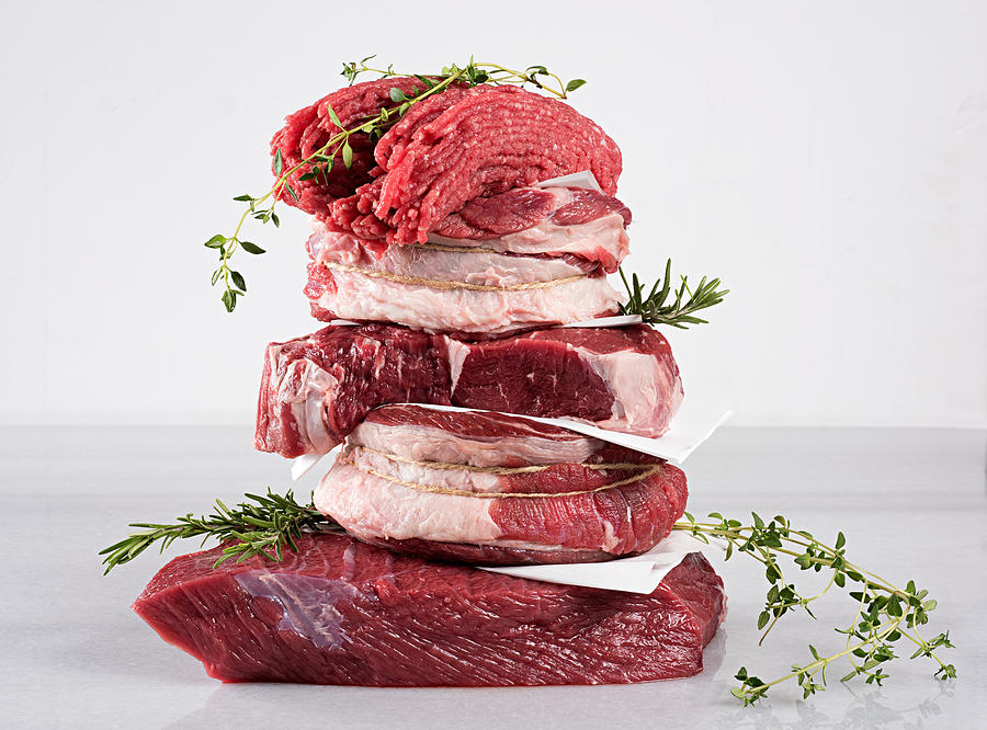 Raw Beef Variations Photograph by Burcu Atalay Tankut