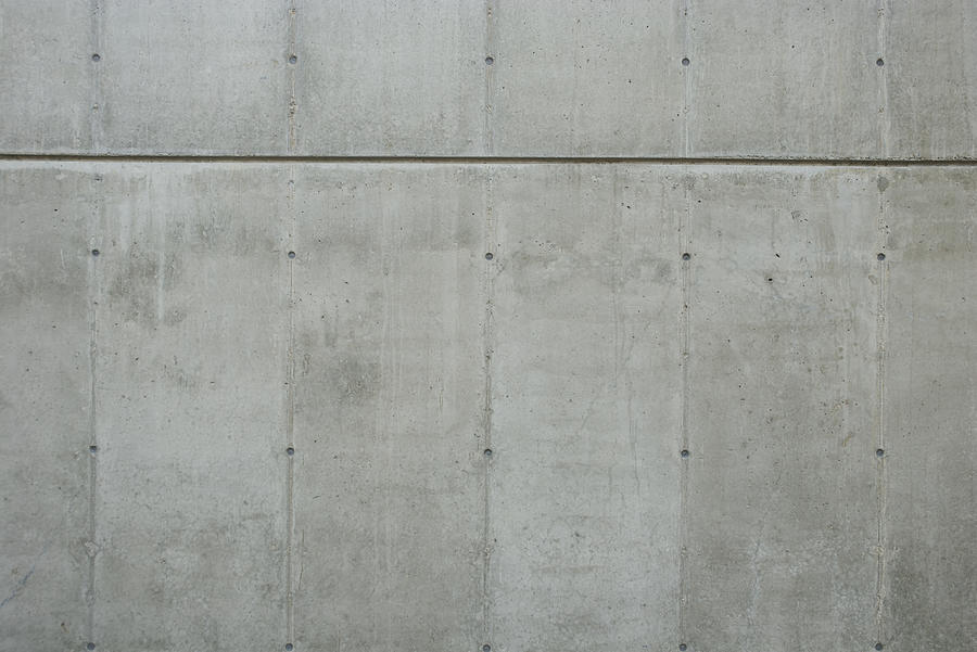 Raw New Concrete Wall Background with Texture Photograph by PeskyMonkey