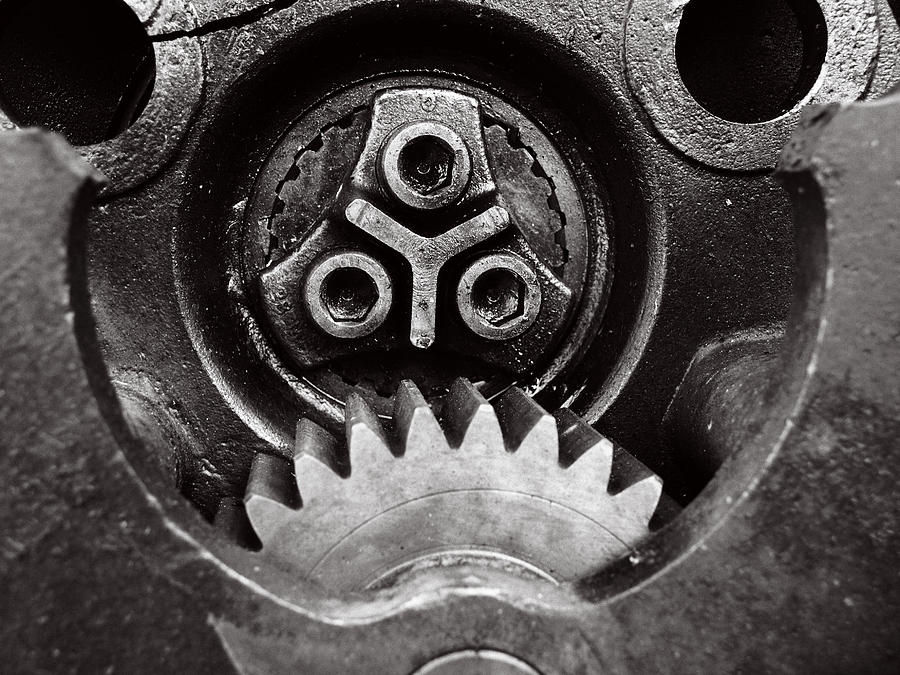 Still Life Photograph - Raw Steel...mechanical by Tom Druin