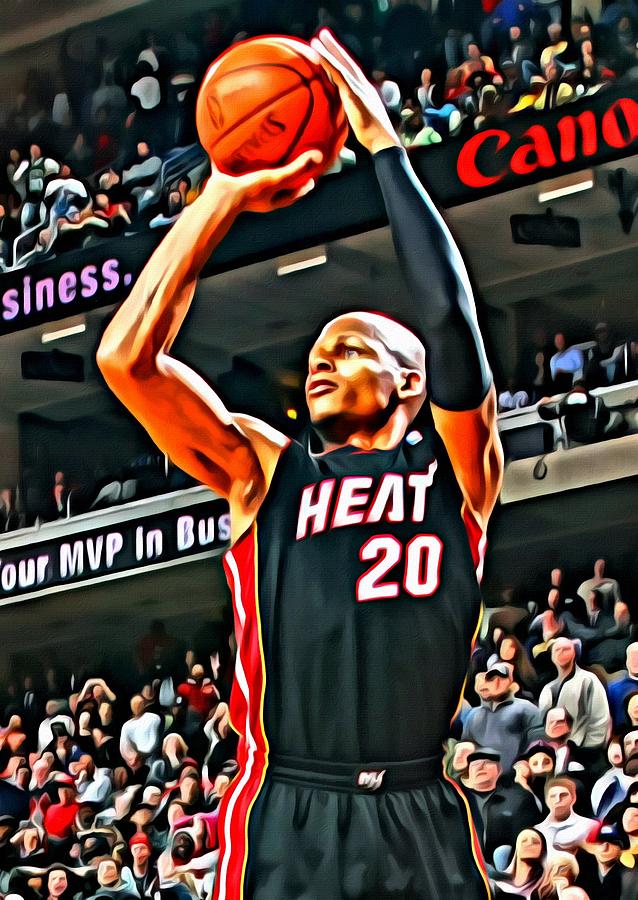 Ray Allen Painting by Florian Rodarte - Fine Art America