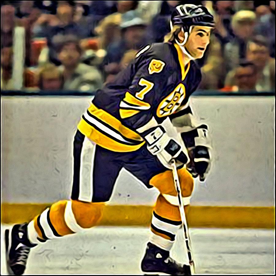 Ray Bourque Painting by Florian Rodarte
