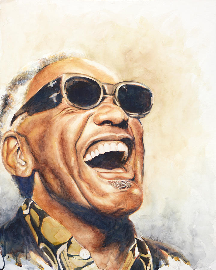 Ray Charles Painting by Adrienne Norris - Fine Art America