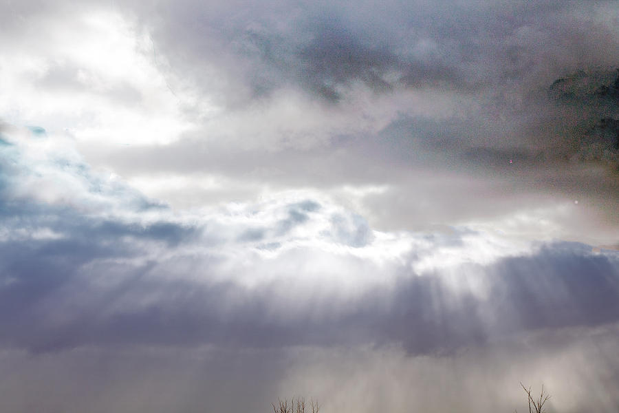 Cloud Photograph - Ray From Heaven by Rhonda Humphreys Cloud Photograph - Ray From Heaven by Rhonda Humphreys