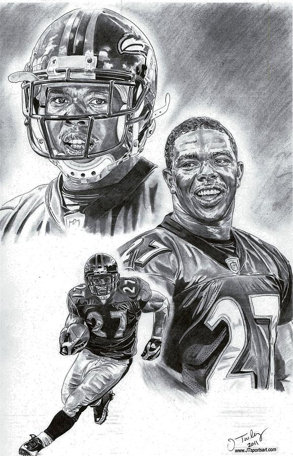 Ray Rice Drawing by Jonathan Tooley - Fine Art America