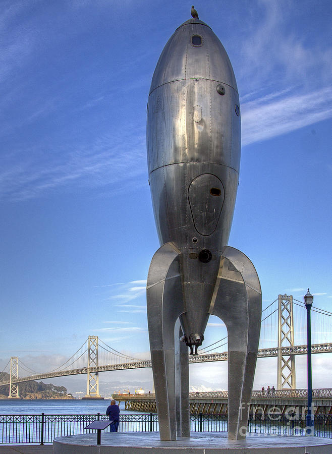Raygun Gothic Rocketship Photograph by Kate Brown