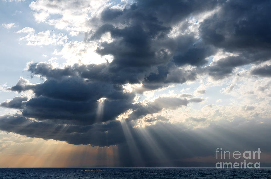 Rays And Clouds Photograph by Antonio Scarpi