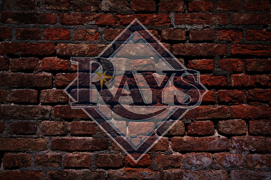 Rays Baseball Graffiti on Brick  Photograph by Movie Poster Prints