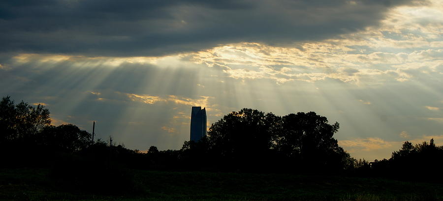 Rays of Hope in Oklahoma Photograph by Roseann Errigo
