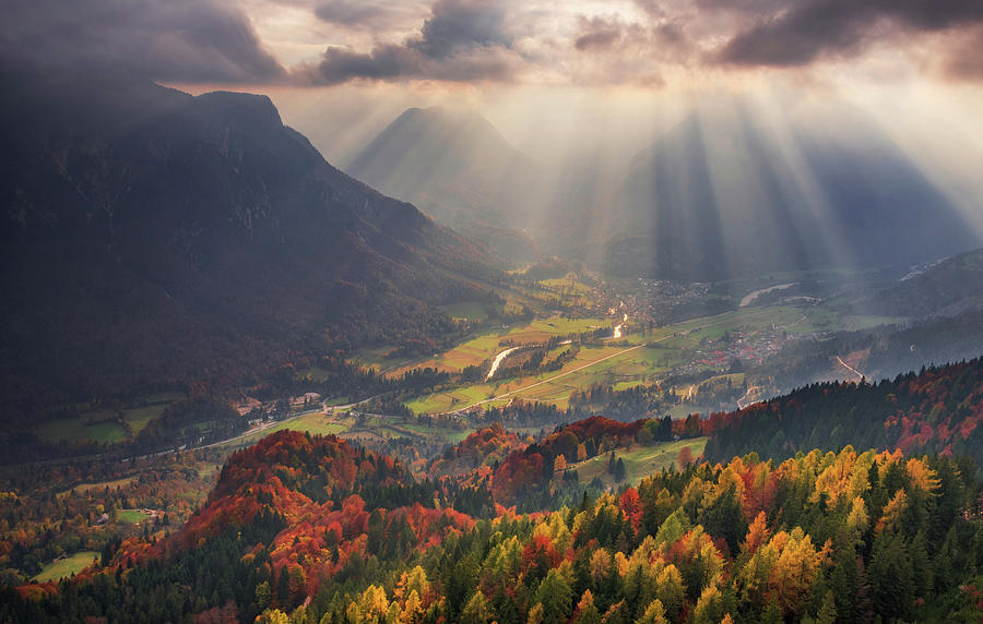 Rays Of Light Photograph by Ales Krivec