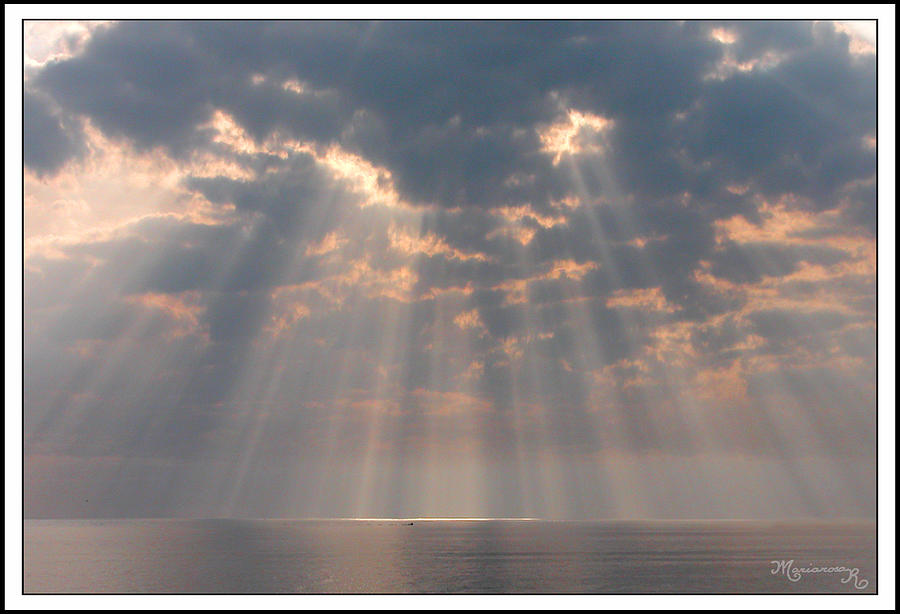 Rays on the Gulf Photograph by Mariarosa Rockefeller