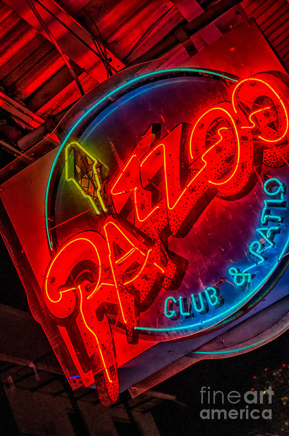 Razzoo Club and Patio on Bourbon St Nola Photograph by Kathleen K Parker