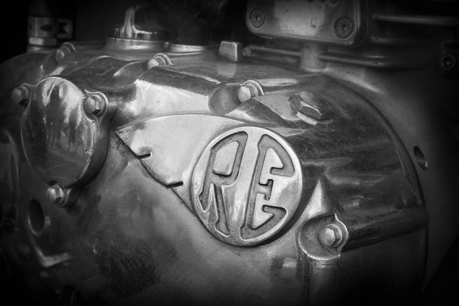 Motorcycle Photograph - RE Royal Enfield by Kelly Hazel