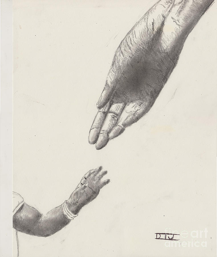 Reach by David I. Jackson Drawing by David Jackson