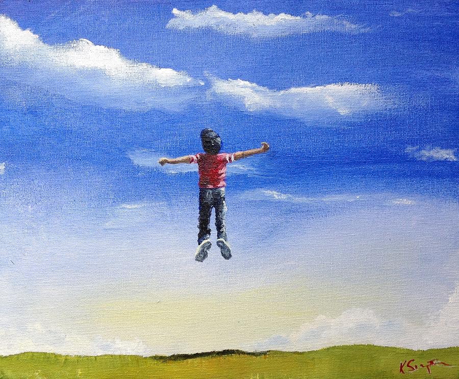 Reach For Clouds >> Reach For The Clouds Painting By Karl Simpson Reach For Clouds >> Reach For The Clouds Painting By Karl Simpson