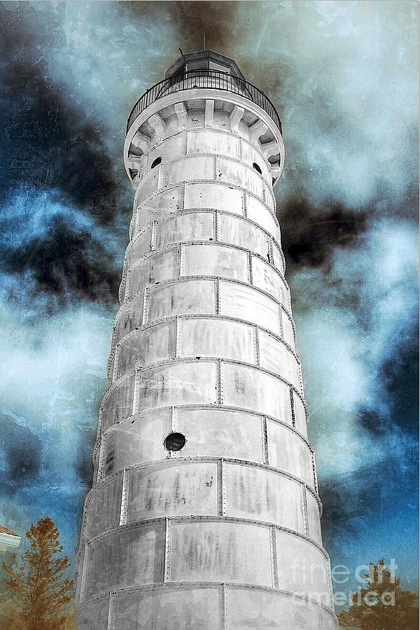 Reach For The Clouds - Lighthouse Photograph