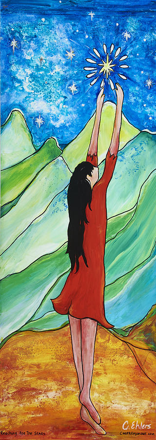 Reaching For The Stars Painting By Cheryl Ehlers