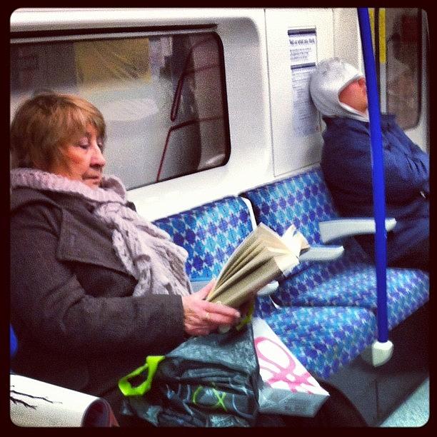 London Photograph - #reading A #book On The #london by Rich Butler
